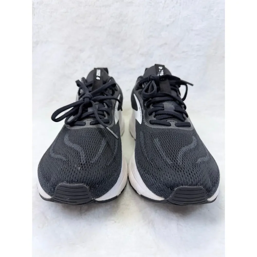 Brooks Trace 4 Mens Running Shoes Black White Size 10 2E Wide Sneaker